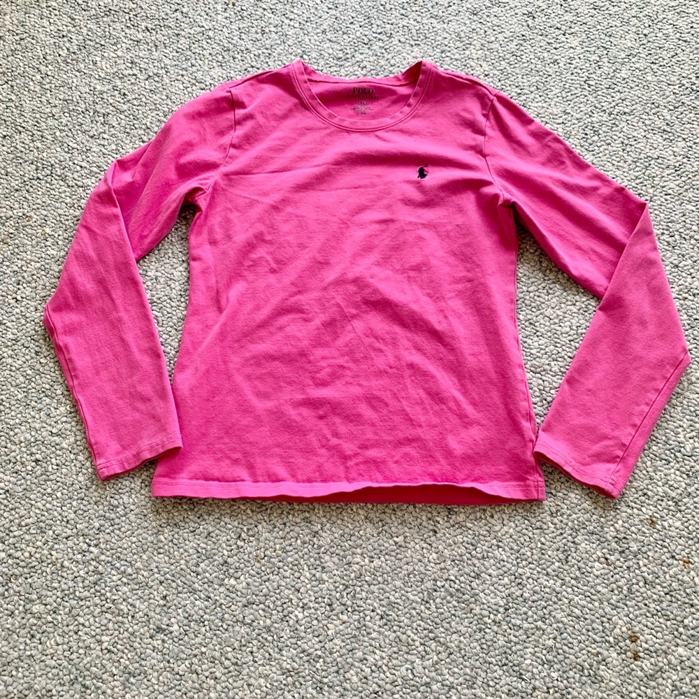 Polo Ralph Lauren Big Girls Cotton Jersey Long-Sleeve Tee